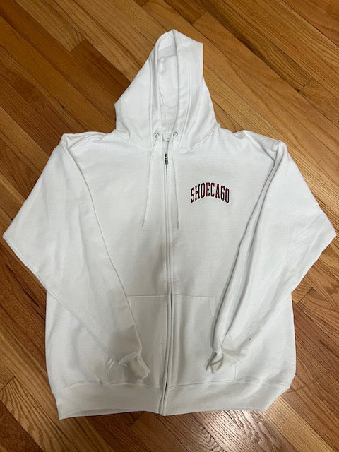 Zip Up Sweatshirt with SHGO on the back.