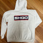 Zip Up Sweatshirt with SHGO on the back.